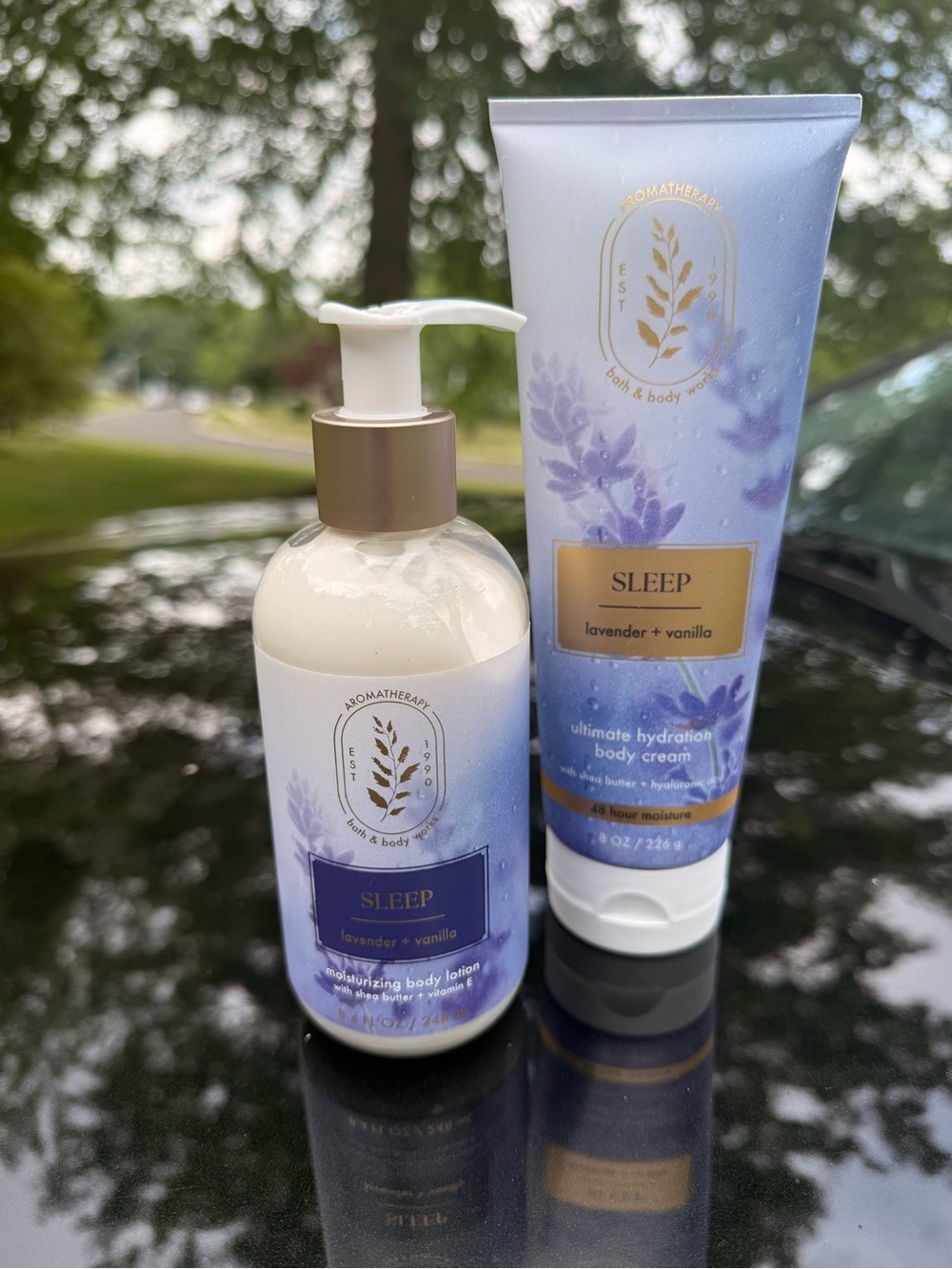 Bath & Body Works Sleep Lavender + Vanilla Lotion & Cream — Lavender 💜